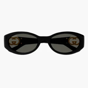 GUCCI 橢圓膠框太陽眼鏡(GG1662SA-001 GUCCI LOGO系列)